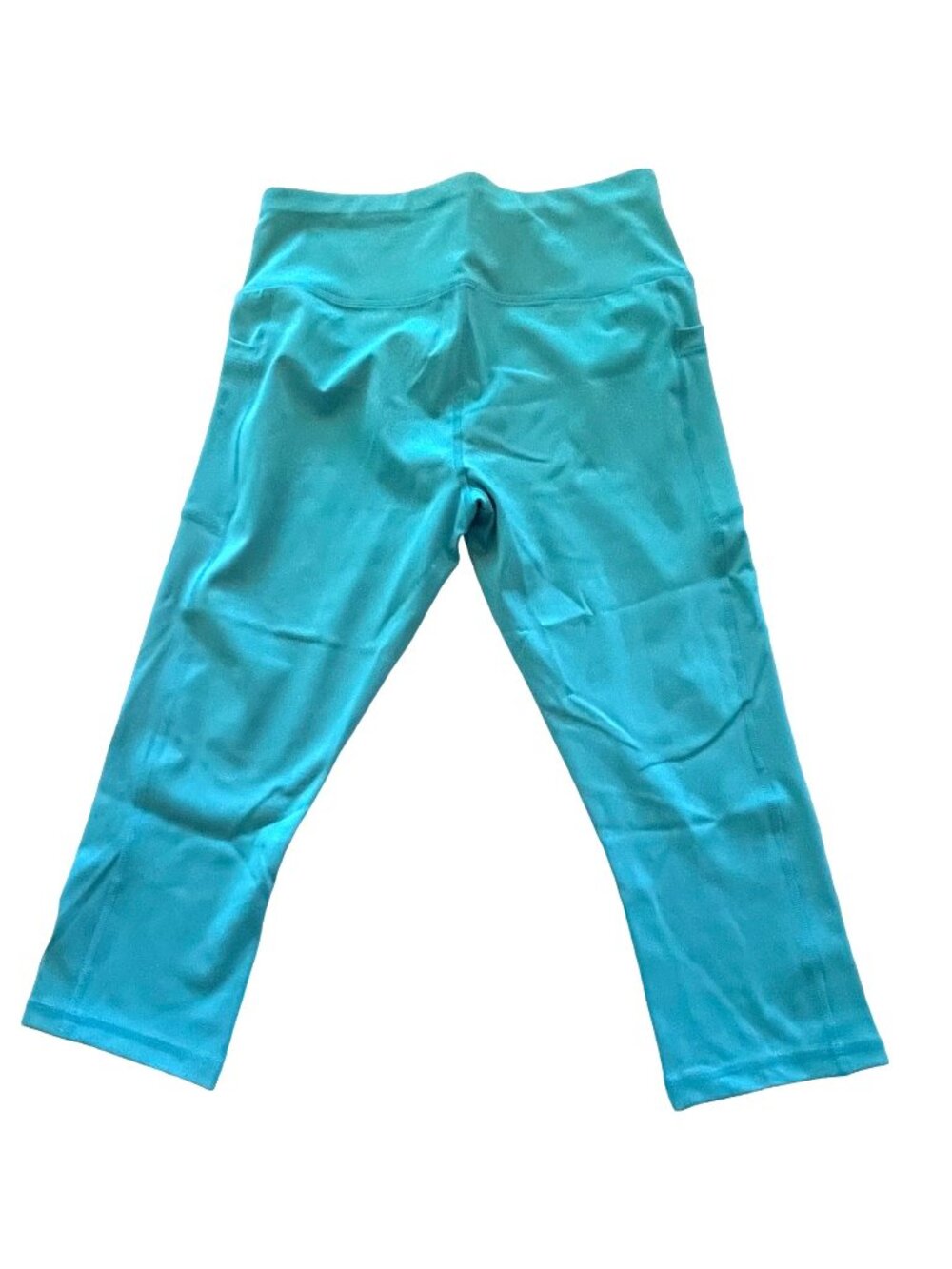 Women's M Leggings by Avia Moisture Wicking Capri Yoga Pants Turquoise 8-10 New